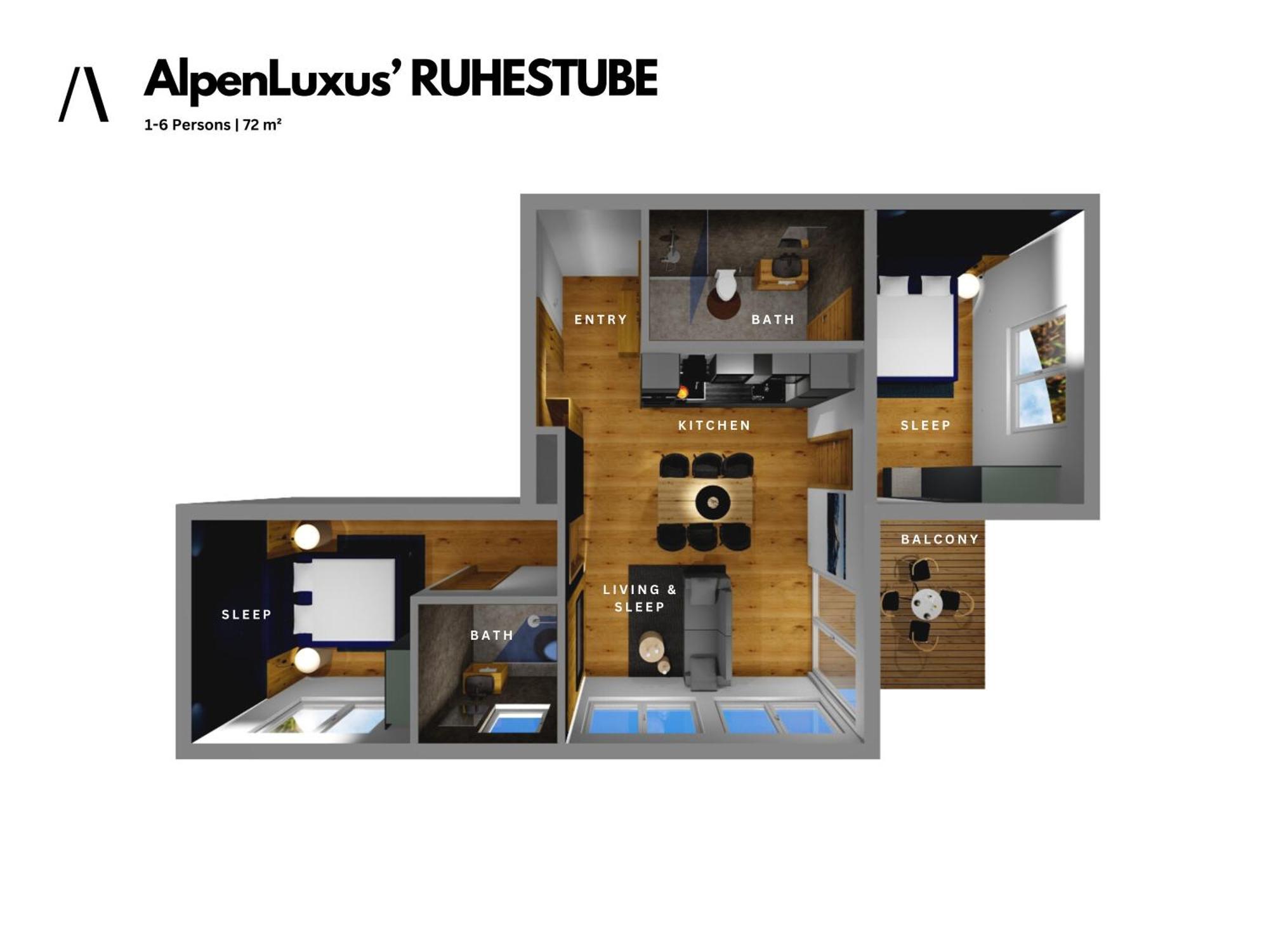 菲根Alpenluxus' Ruhestube With Balcony & Car Park公寓 外观 照片